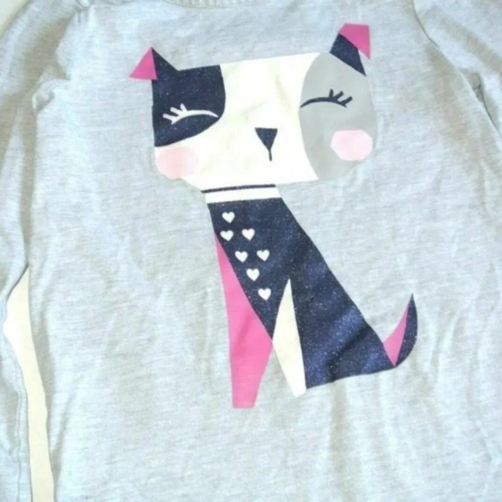 Gymboree Gray Dog Long Sleeve Top 10‎